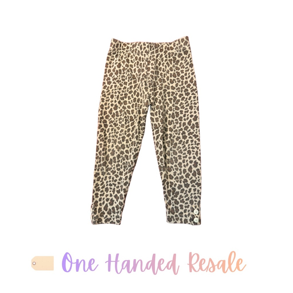 🐆 Carter’s Kids Leopard Print Leggings Girls Stretchy Comfy 24M